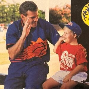 Vintage Dan Majerle SkyBox Special Olympics Basketball trading card